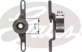 Gates T41260 - Tensioner Pulley, timing belt autospares.lv