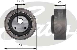 Gates T41277 - Tensioner Pulley, timing belt autospares.lv