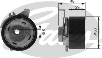 Gates T43003 - Tensioner Pulley, timing belt autospares.lv