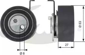 Gates T43150 - Tensioner Pulley, timing belt autospares.lv