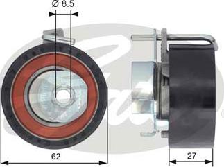 Gates T43171 - Tensioner Pulley, timing belt autospares.lv