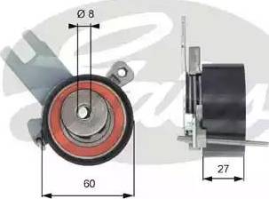 Gates T43172 - Tensioner Pulley, timing belt autospares.lv