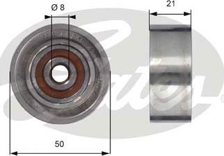 Gates T42098 - Deflection / Guide Pulley, timing belt autospares.lv