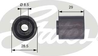 Gates T42045 - Deflection / Guide Pulley, timing belt autospares.lv