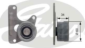 Gates T42068 - Deflection / Guide Pulley, timing belt autospares.lv
