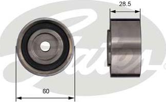 Gates T42003 - Deflection / Guide Pulley, timing belt autospares.lv