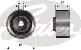 Gates T42016 - Deflection / Guide Pulley, timing belt autospares.lv