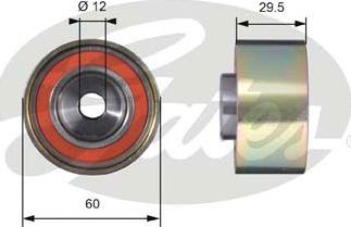 Gates T42026 - Deflection / Guide Pulley, timing belt autospares.lv