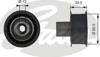 Gates T42079 - Deflection / Guide Pulley, timing belt autospares.lv