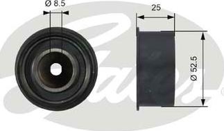 Gates T42076 - Deflection / Guide Pulley, timing belt autospares.lv