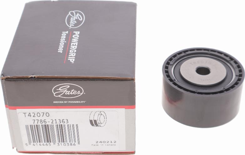 Gates T42070 - Deflection / Guide Pulley, timing belt autospares.lv