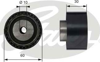 Gates T42070 - Deflection / Guide Pulley, timing belt autospares.lv