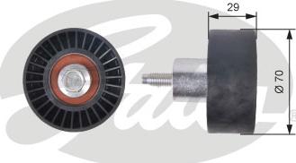 Gates T42164 - Deflection / Guide Pulley, timing belt autospares.lv