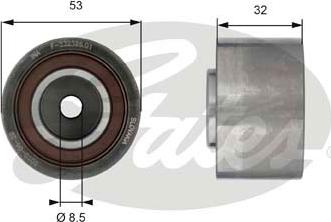 Gates T42179 - Deflection / Guide Pulley, timing belt autospares.lv