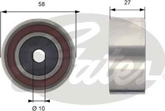 Gates T42214 - Deflection / Guide Pulley, timing belt autospares.lv