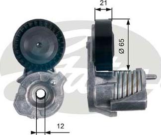 Gates T39145 - Belt Tensioner, v-ribbed belt autospares.lv