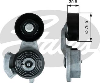 Gates T39366 - Belt Tensioner, v-ribbed belt autospares.lv