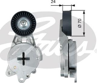 Gates T39268 - Belt Tensioner, v-ribbed belt autospares.lv