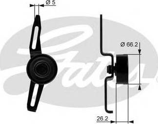 Gates T36065 - Pulley, v-ribbed belt autospares.lv