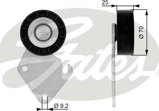 Gates T36068 - Pulley, v-ribbed belt autospares.lv