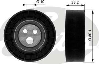 Gates T36016 - Pulley, v-ribbed belt autospares.lv