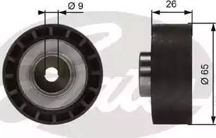 Gates T36383 - Pulley, v-ribbed belt autospares.lv