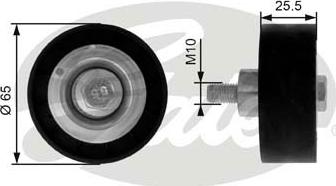 Gates T36207 - Pulley, v-ribbed belt autospares.lv