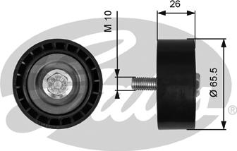 Gates T36775 - Pulley, v-ribbed belt autospares.lv