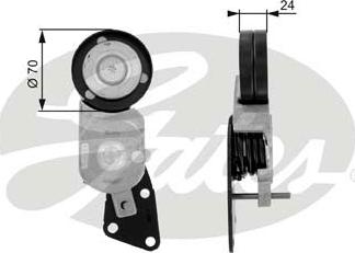 Gates T38426 - Belt Tensioner, v-ribbed belt autospares.lv