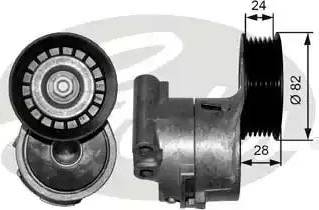 Gates T38343 - Belt Tensioner, v-ribbed belt autospares.lv