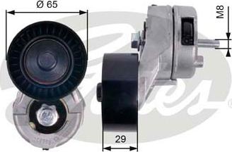 Gates T38356 - Belt Tensioner, v-ribbed belt autospares.lv