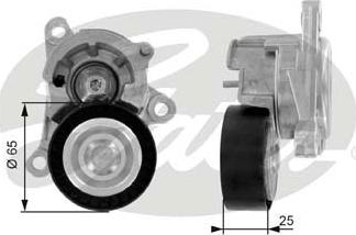 Gates T38320 - Belt Tensioner, v-ribbed belt autospares.lv