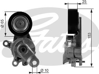 Gates T38209 - Belt Tensioner, v-ribbed belt autospares.lv