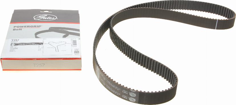 Gates T257 - Timing Belt autospares.lv