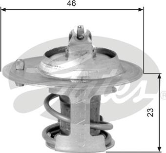 Gates TH06691G1 - Coolant thermostat / housing autospares.lv