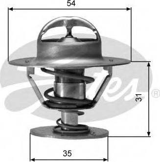 Gates TH00688G1 - Coolant thermostat / housing autospares.lv