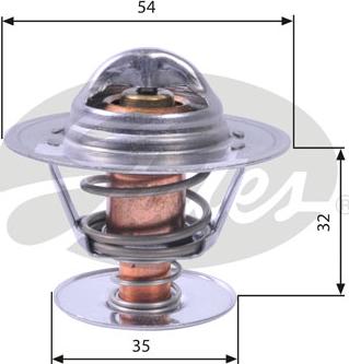 Gates TH11292G1 - Coolant thermostat / housing autospares.lv