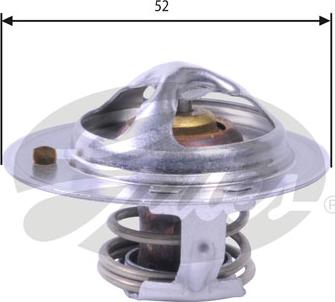 Gates TH24485G1 - Coolant thermostat / housing autospares.lv