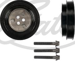 Gates TVD1175A - Belt Pulley, crankshaft autospares.lv