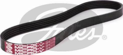 GATES-AU 5PK775 - V-Ribbed Belt autospares.lv