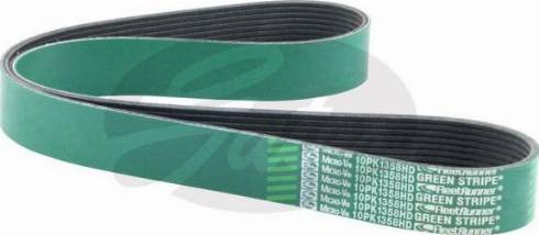 GATES-AU 10PK1358HD - V-Ribbed Belt autospares.lv