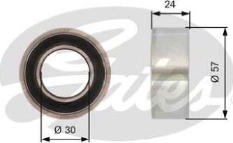 GATES-AU T41121 - Tensioner Pulley, timing belt autospares.lv