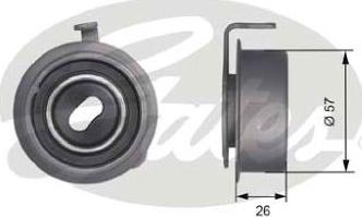 GATES-AU T41241 - Tensioner Pulley, timing belt autospares.lv