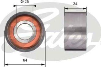 GATES-AU T41234 - Tensioner Pulley, timing belt autospares.lv