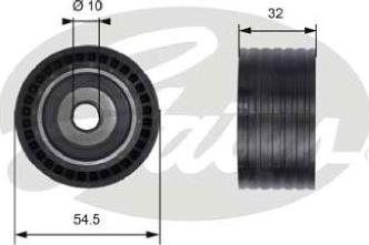 GATES-AU T41237 - Deflection / Guide Pulley, timing belt autospares.lv