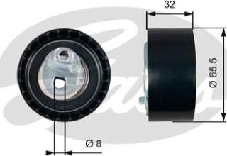 GATES-AU T43035 - Tensioner Pulley, timing belt autospares.lv