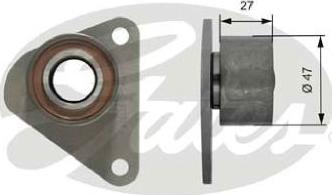 GATES-AU T42096 - Deflection / Guide Pulley, timing belt autospares.lv