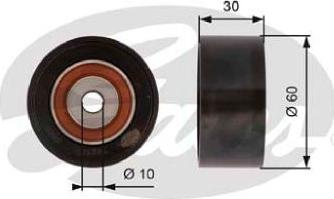 GATES-AU T42162 - Deflection / Guide Pulley, timing belt autospares.lv