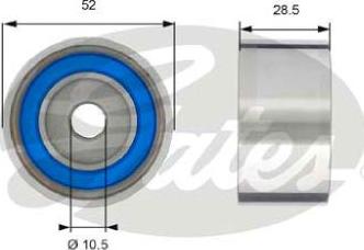 GATES-AU T42182 - Tensioner Pulley, timing belt autospares.lv