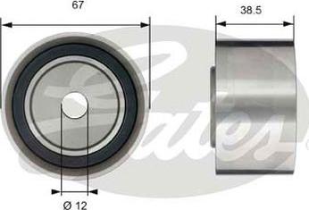 GATES-AU T42173 - Deflection / Guide Pulley, timing belt autospares.lv